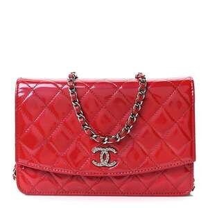 Chanel Patent Quilted Brilliant Wallet #253066C18B
